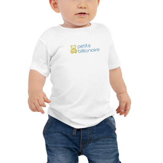 Embrodered Baby Jersey Short Sleeve Tee